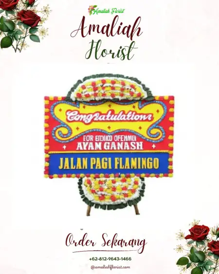 Sewa Papan Bunga Petamburan